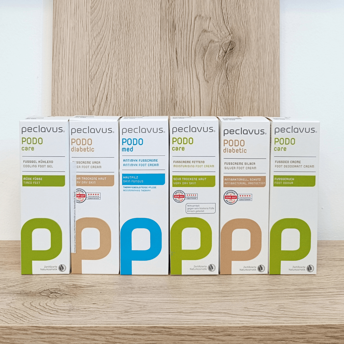 Profesionalni peclavus® set krema za njegu stopala ( 6 x 100 ml)