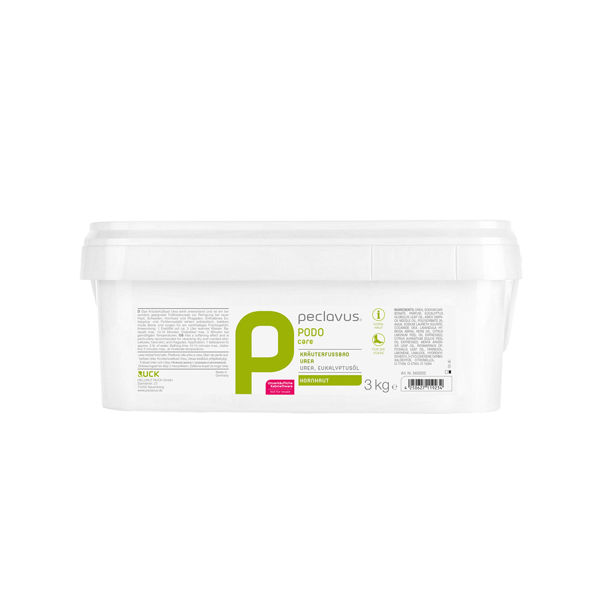 Biljna kupka s dodatkom uree / peclavus® PODOcare