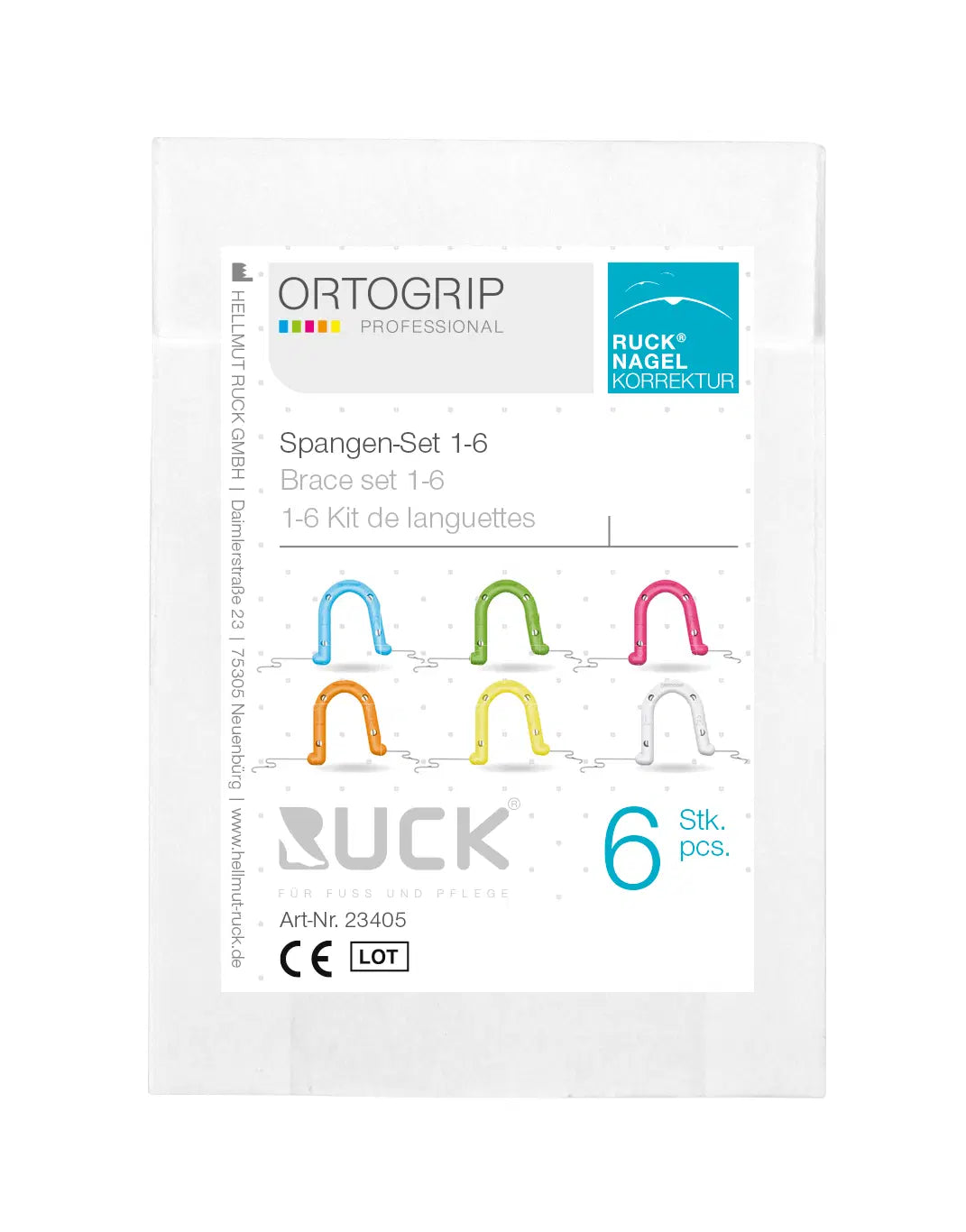 ORTOGRIP set profesionalnih kopči - 6 veličina / RUCK®