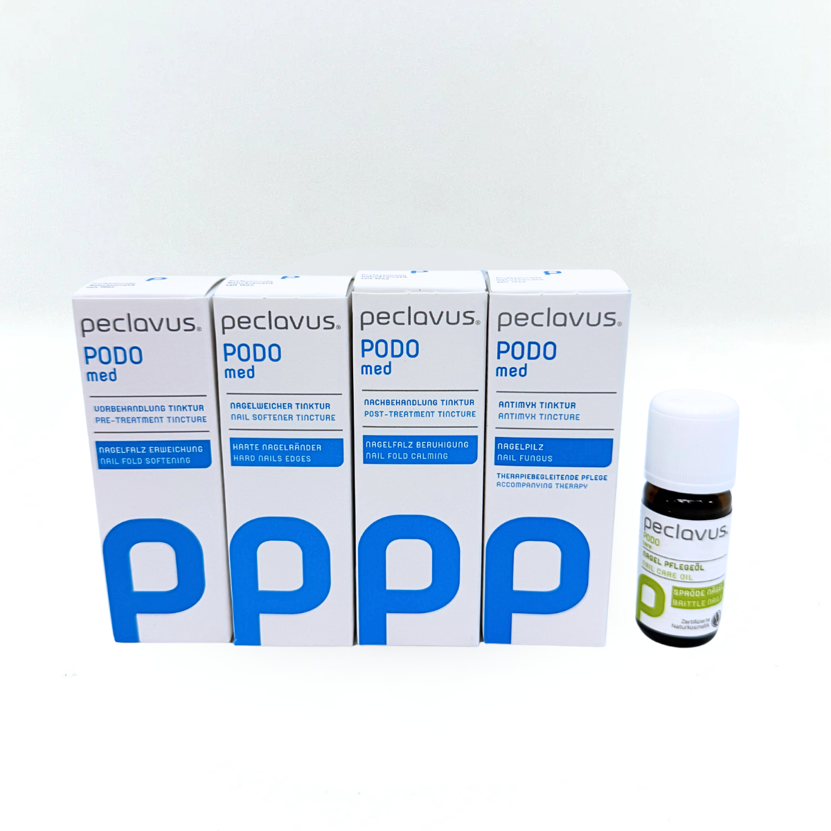 Profesionalni set  peclavus® tinktura+ ulje za njegu oštećenih noktiju 10 ml na poklon