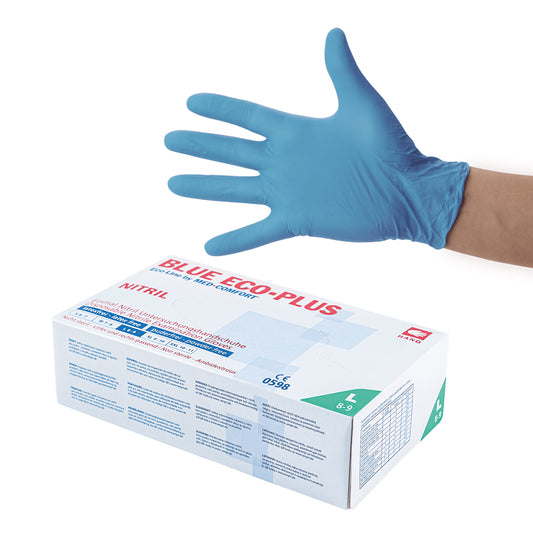 Rukavice ECO-PLUS za jednokratnu upotrebu od nitrila - plave